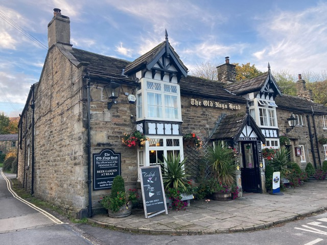 The Old Nags Head pub, a local spot just a short walk from the house. Known for great pub food, including carveries, and it’s dog-friendly.